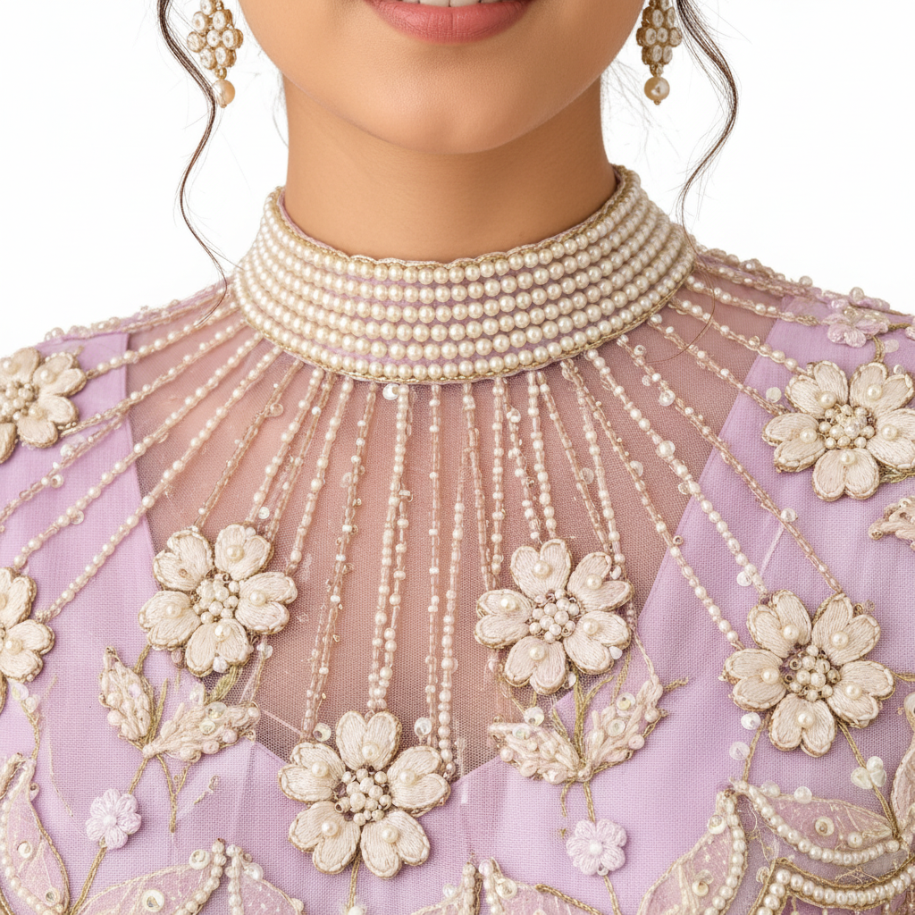 DN-213 Ready-to-Wear Designer Saree – Premium Fox Georgette with Stitched Embroidered Blouse
