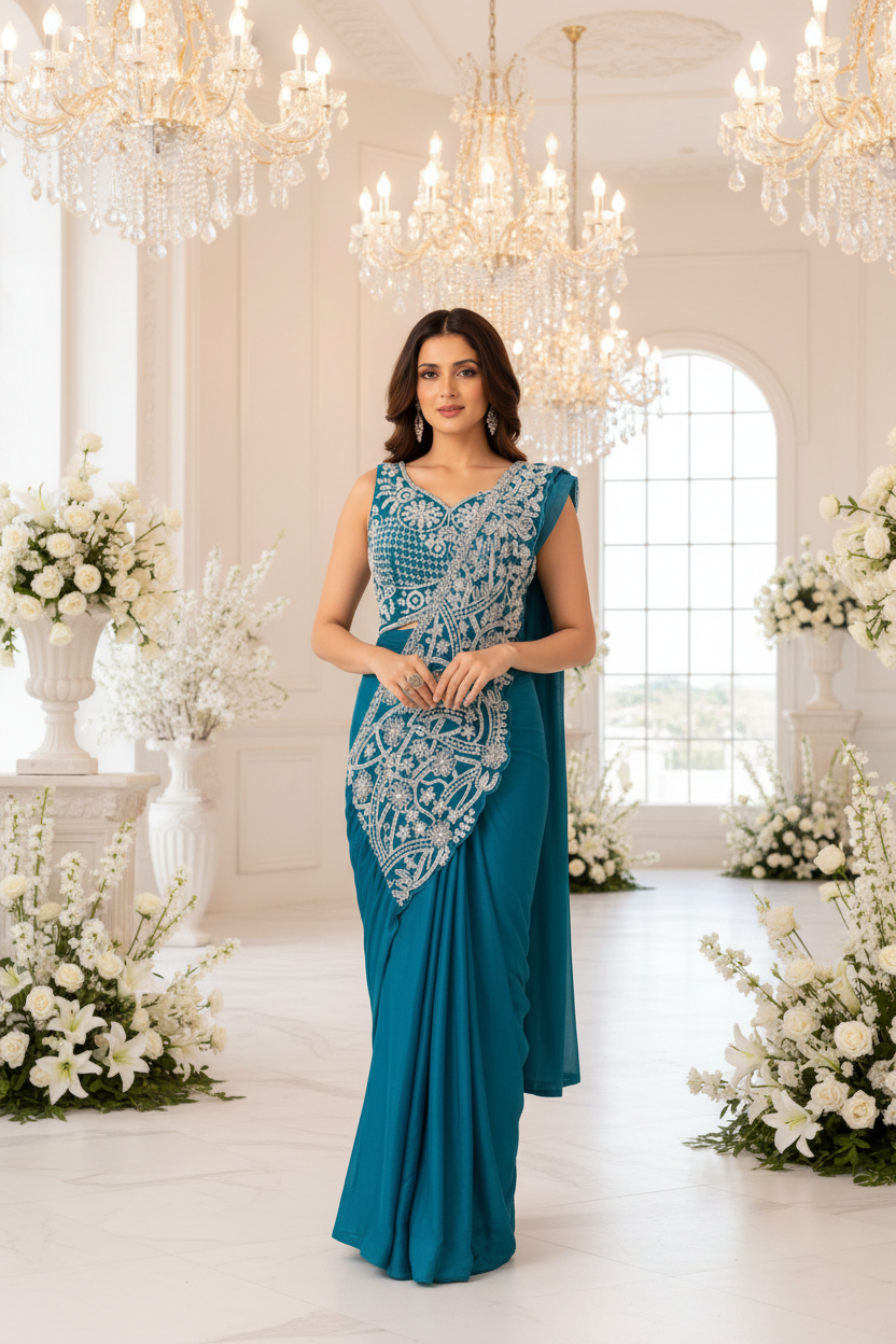 Prime 98 Teal full length front view